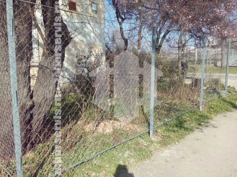 Забор из сетки рабицы с арматурой 59 метров