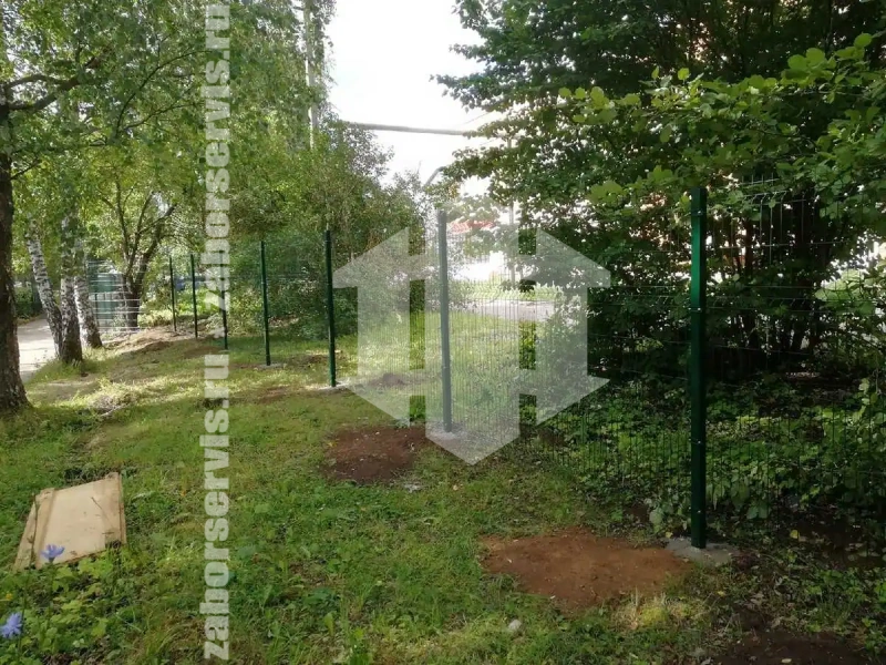 3Д забор с бетонированием столбов 70 метров