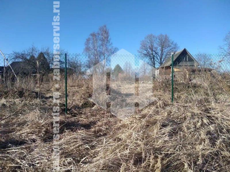 Забор из сетки рабицы с проволокой 82 метра