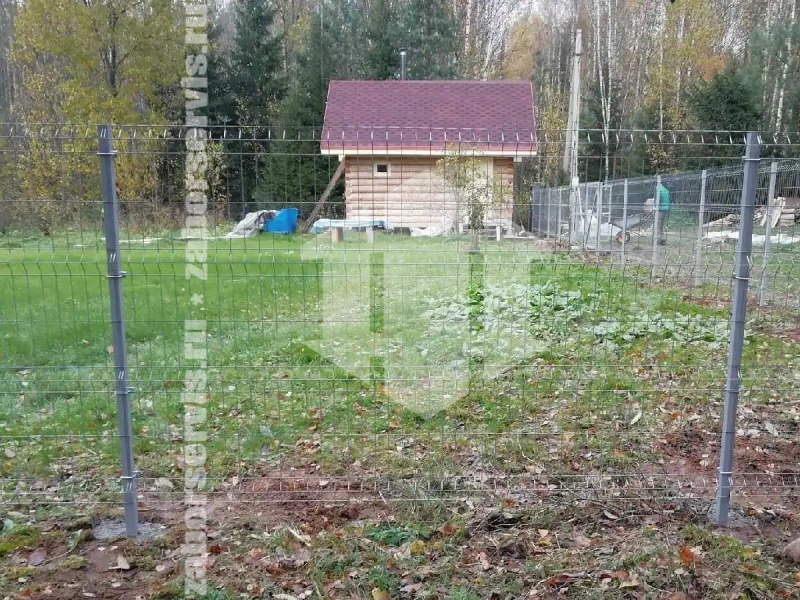 3Д оцинкованный забор 90 метров