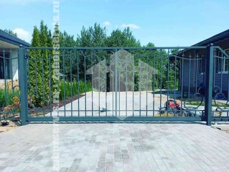 Кованый секционный забор 88 метров