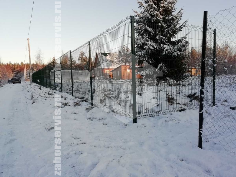3D заборы 150 метров для частного дома 3,5мм