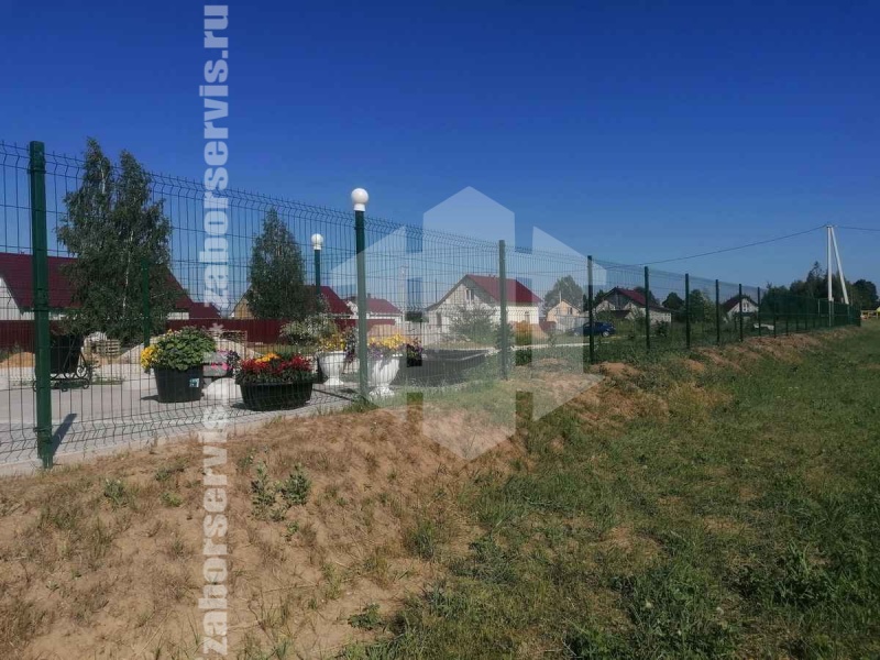 3D забор 140 метров зеленый 6мм