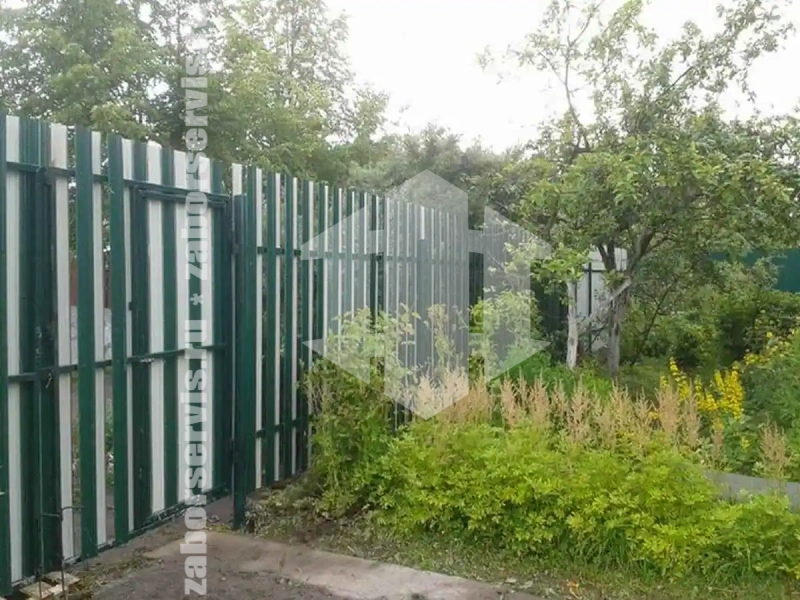 Забор из евроштакетника 91 метр