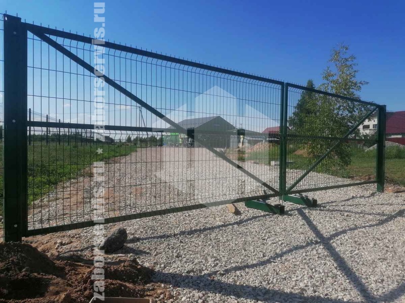 3D забор 140 метров зеленый 6мм