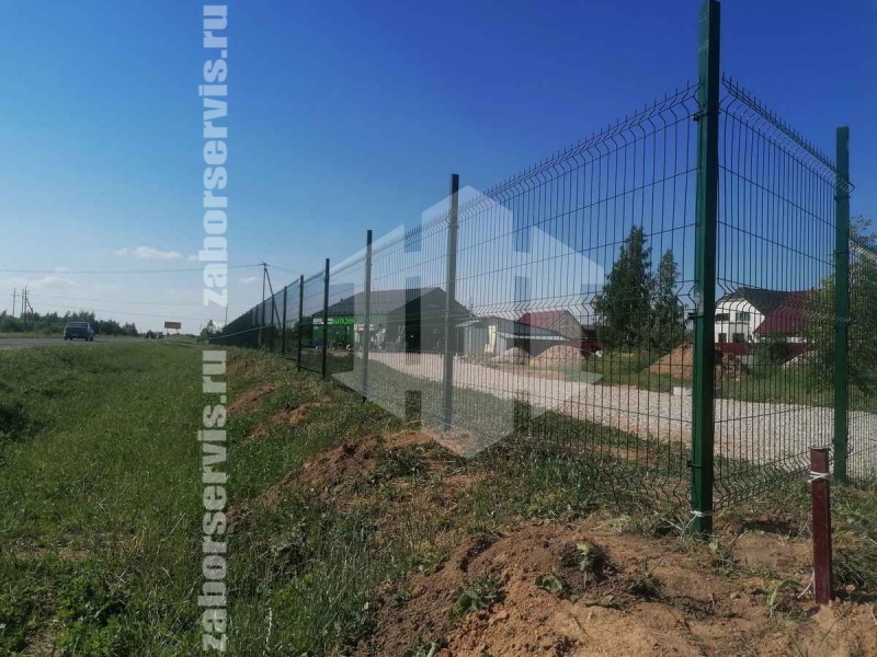 3D забор 140 метров зеленый 6мм