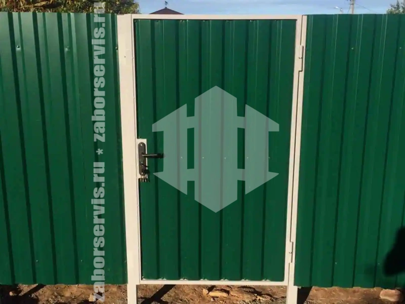 Забор из профнастила 23 метра