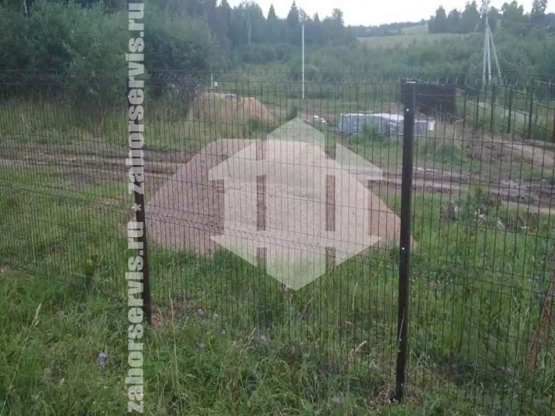 3D забор 86 метров коричневый 5мм