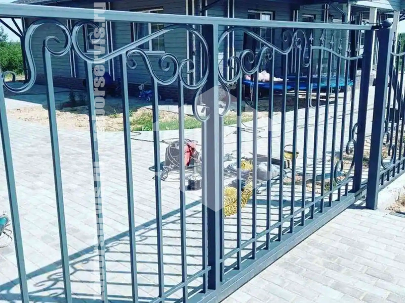 Кованый секционный забор 88 метров