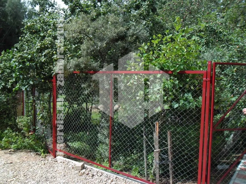 Забор из сетки рабицы в натяг секционный 125 метров